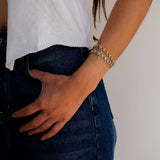 leeada chloe gold silver chain bracelet