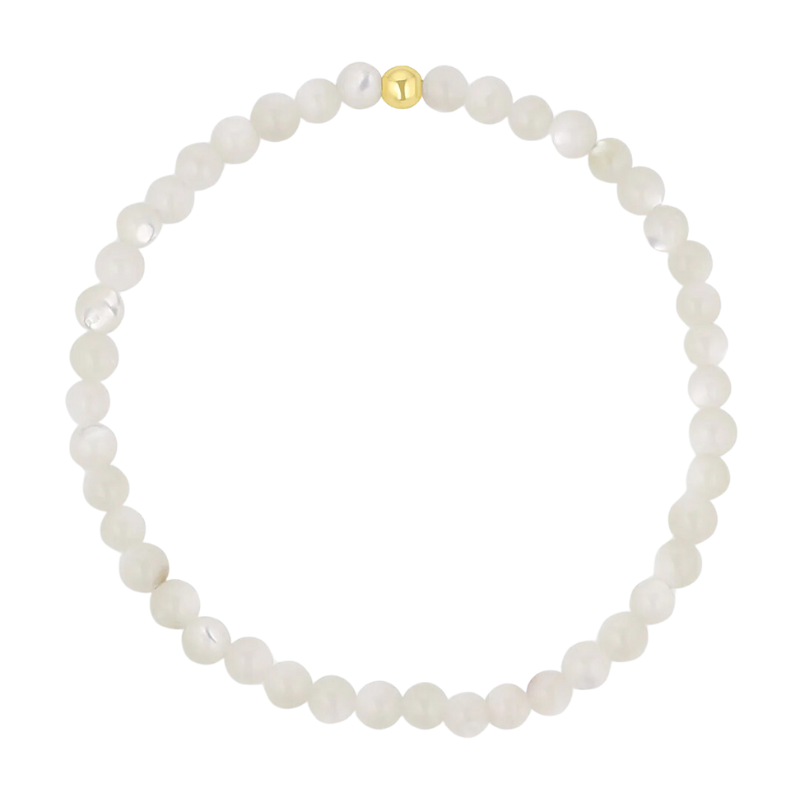 gorjana carter gold mother of pearl gemstone bracelet