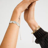 pilgrim shift gold bracelet