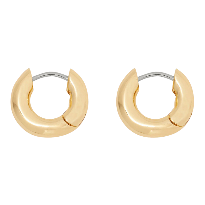 gorjana lou gold huggie earring