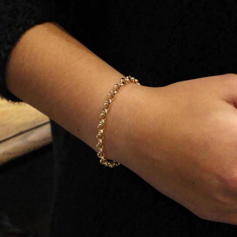 leeada zadie gold chain bracelet