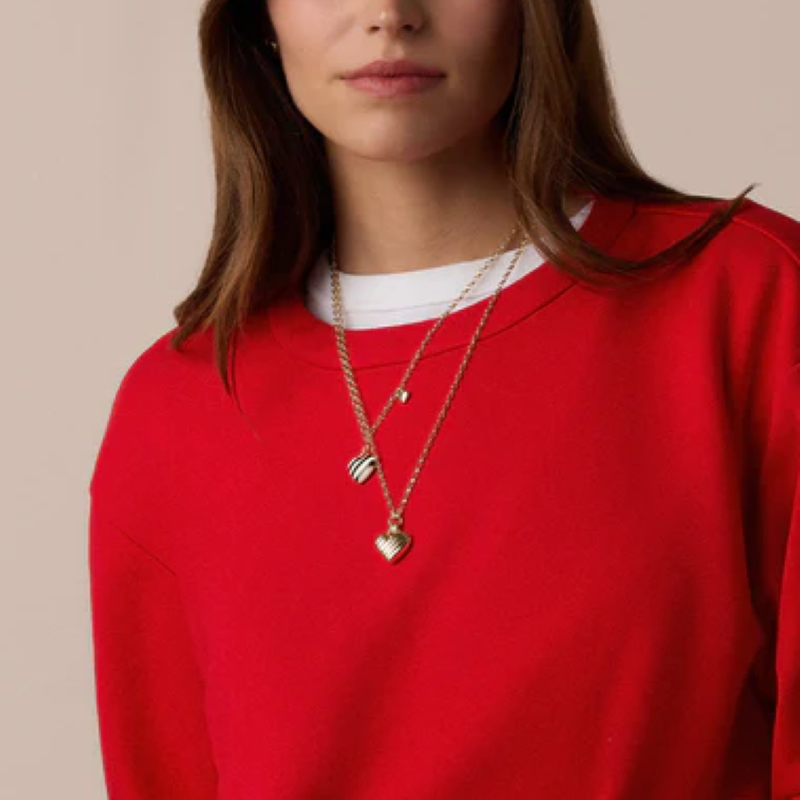 gorjana campbell heart gold pendant necklace