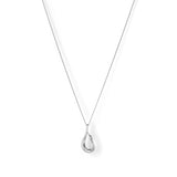 jenny bird mini egret silver necklace