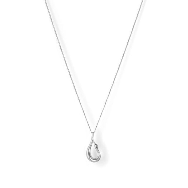 jenny bird mini egret silver necklace