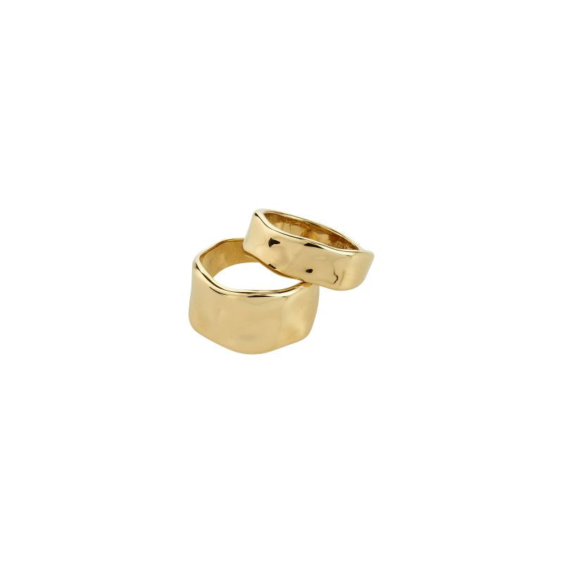 pilgrim ember gold ring