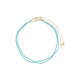 pilgrim haze 2 in 1 necklace blue