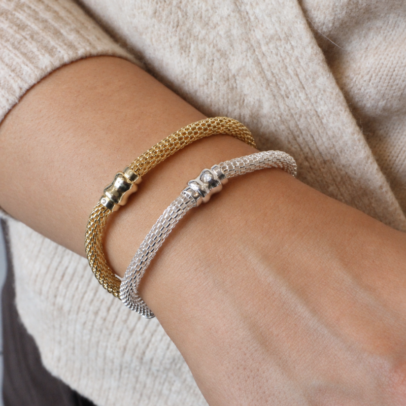 electric picks range gold silver bracelet