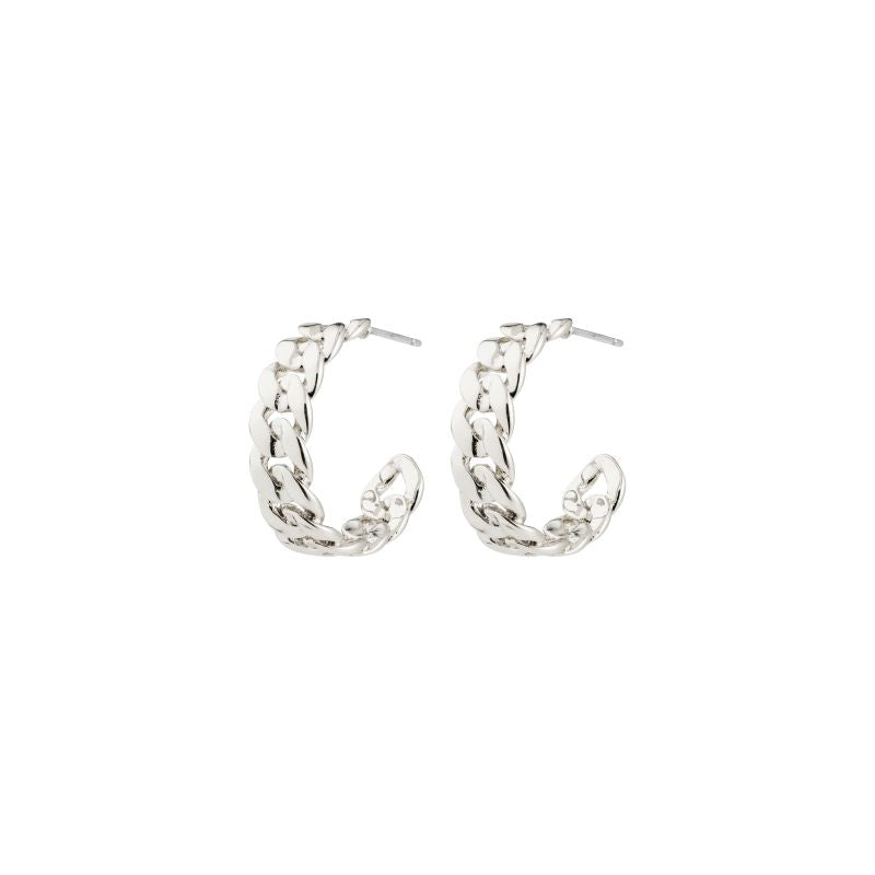 pilgrim mayer silver earring