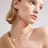 pilgrim arlet gold 2 in 1 necklace set