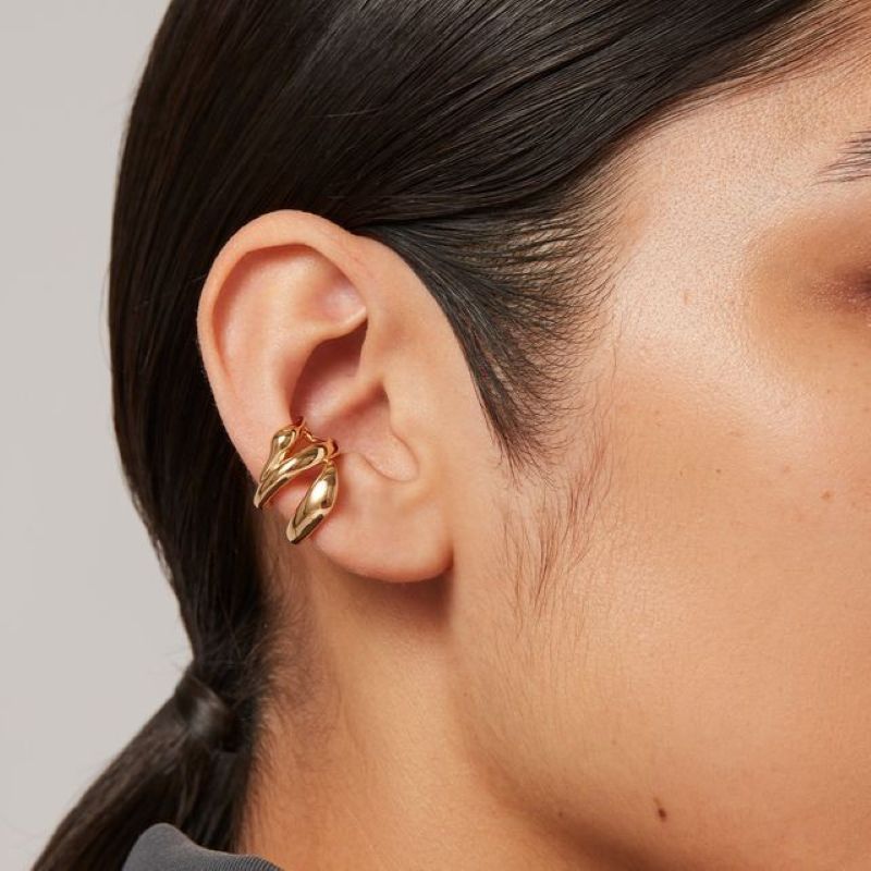 jenny bird colette gold ear cuff