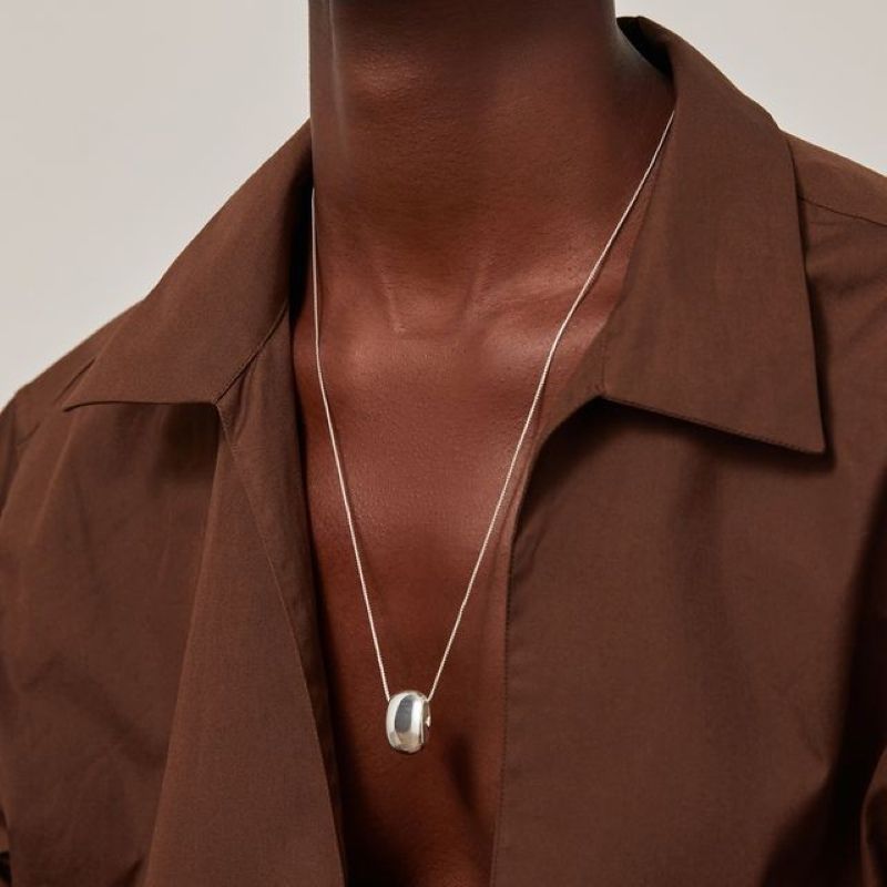 jenny bird leon silver pendant necklace