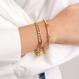 gorjana wilder chain gold bracelet