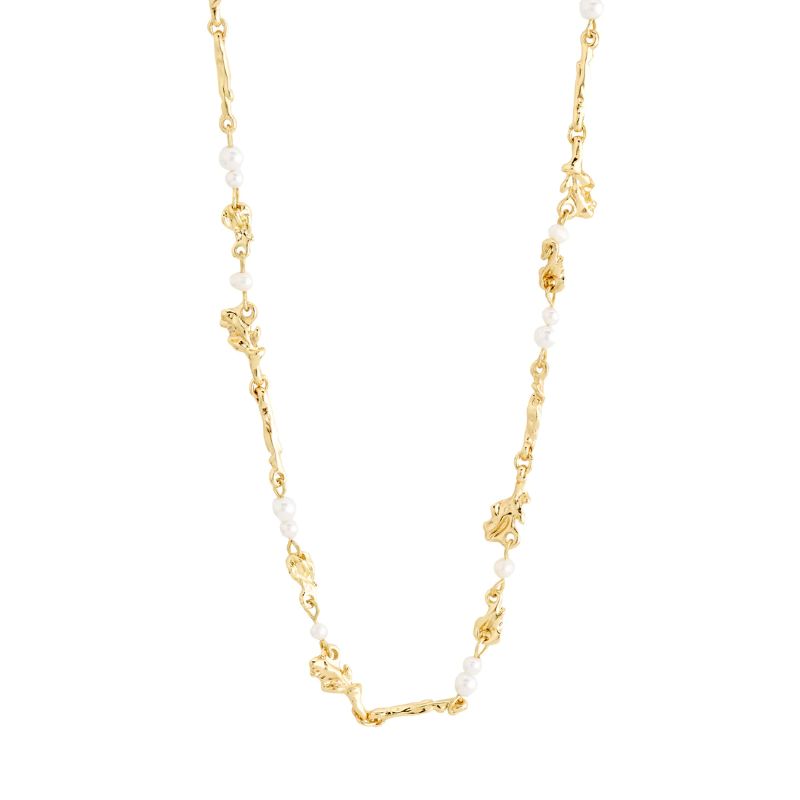 pilgrim sloan gold pearl necklace