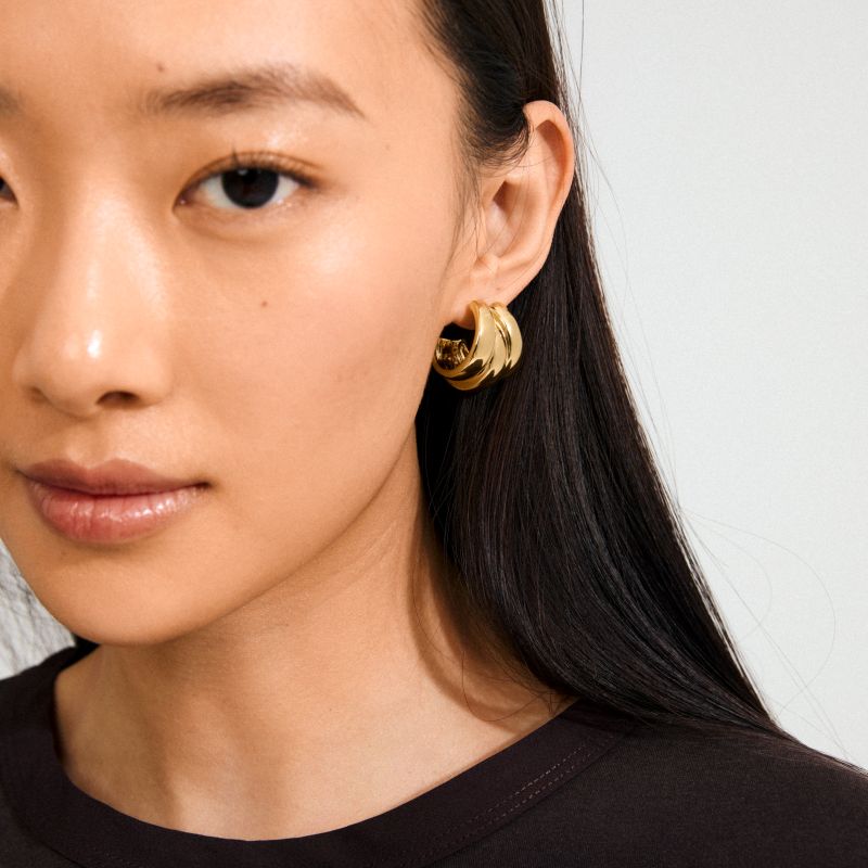 pilgrim damia gold earring