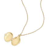 gorjana celeste gold locket necklace