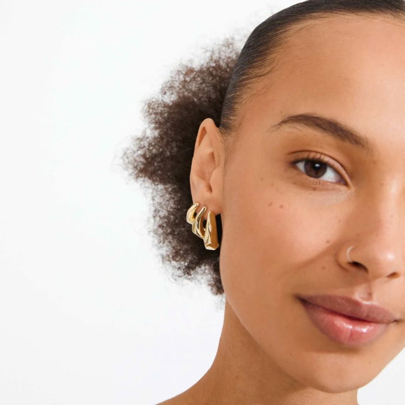 pilgrim presence gold earring