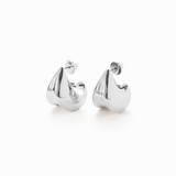 jenny bird paige puff silver earring