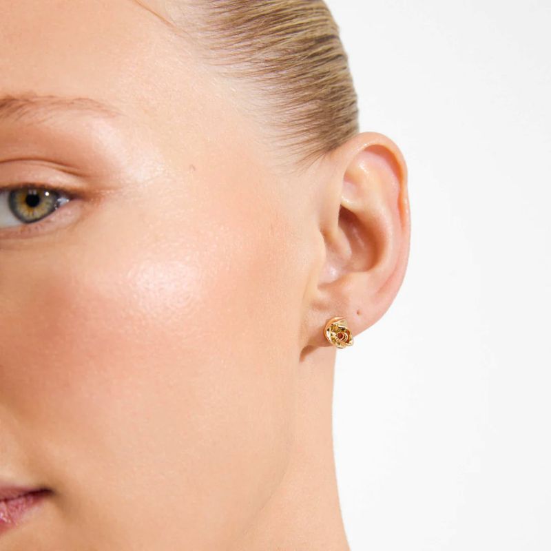 pilgrim riyan gold stud earring