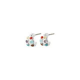 pilgrim lonnie silver multi stone earring