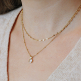 electric picks sweet things gold cz necklace