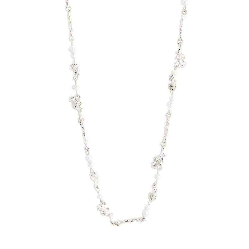 pilgrim sloan silver pearl necklace