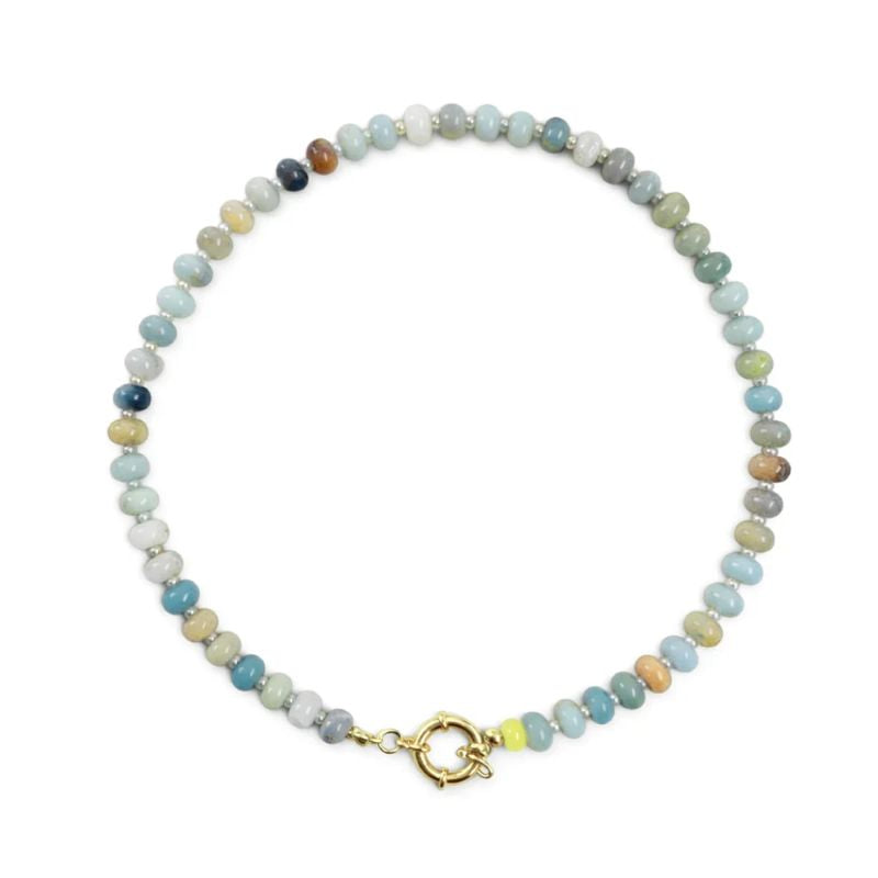 sahira santorini gold toggle necklace