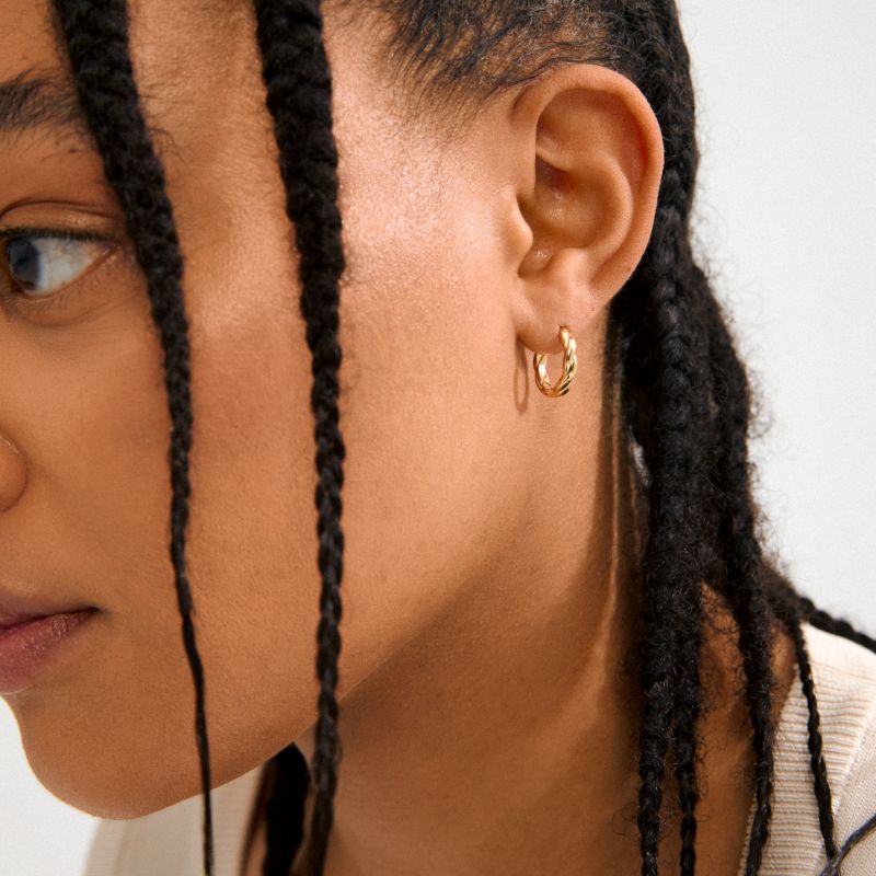 pilgrim declan gold hoop earring