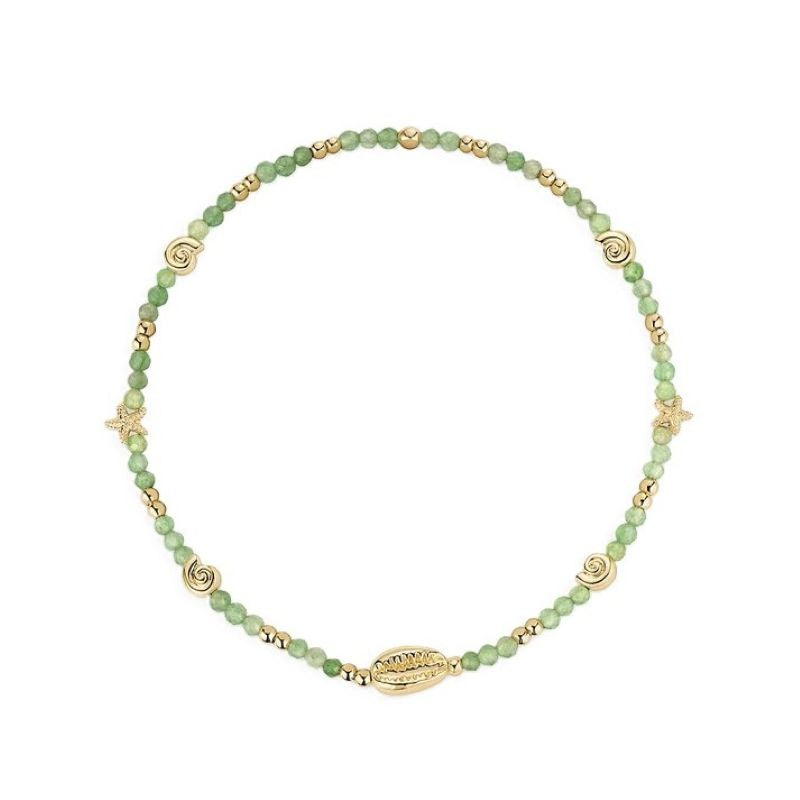 gorjana beaded stretch reef seafoam bracelet 