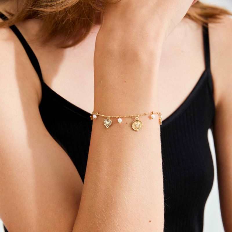 pilgrim mylan gold bracelet