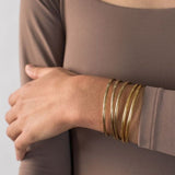 jenny bird dane 5 piece gold bangles