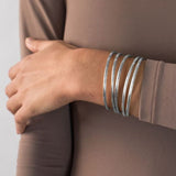 jenny bird dane 5 piece silver bangles