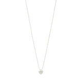 pilgrim emmett silver necklace heart