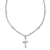 joy dravecky mini frankie silver necklace