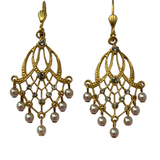 Delicate Gold Chandelier Earring