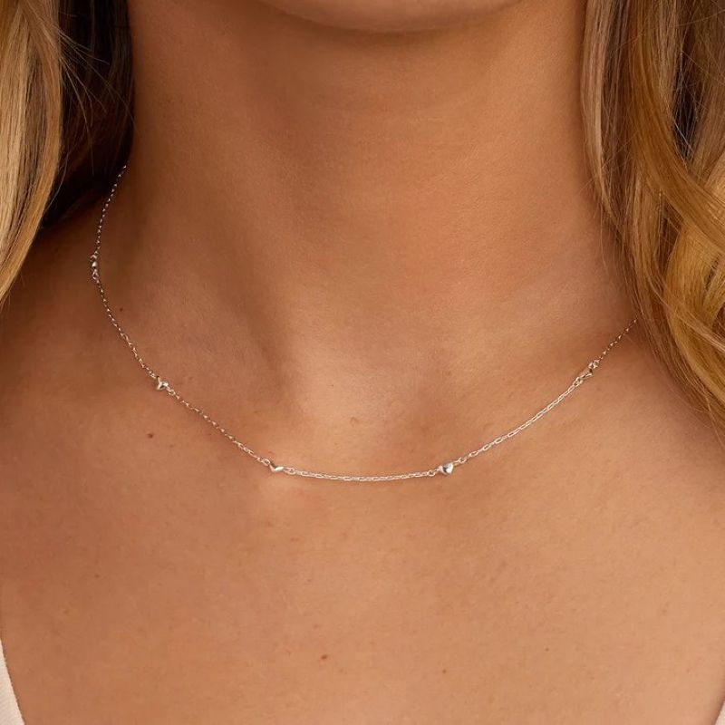 gorjana silver amor necklace