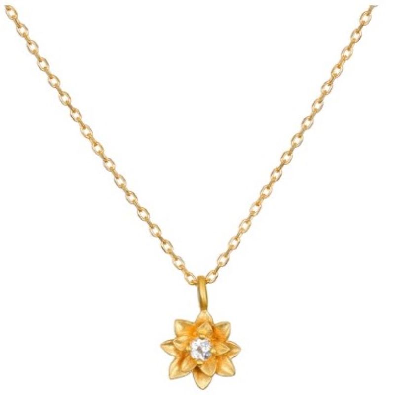 satya lotus gold soul renew necklace