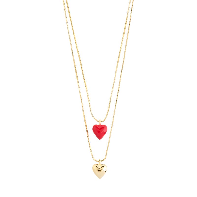 pilgrim maeve gold two piece necklace set