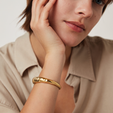 jenny bird nelle gold bangle bracelet