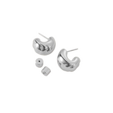 jenny bird small nelle silver hoop earring