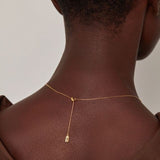 jenny bird leon gold pendant necklace