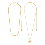 pilgrim declan gold necklace