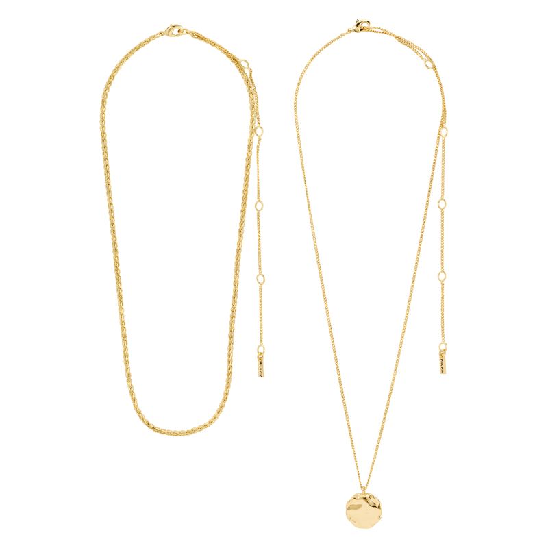 pilgrim declan gold necklace