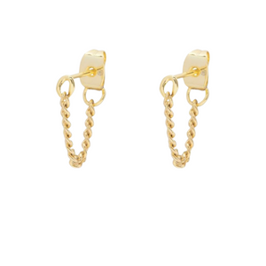 gorjana wilder gold chain earring
