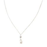 joanna bisley mia silver pearl necklace