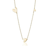 limlim joydrop ascending gold heart necklace