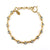 la vie crystal bracelet gold black diamond