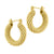electric picks presley hoop gold earring