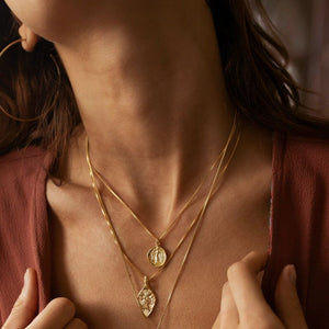 joy dravecky layered fortune gold necklace