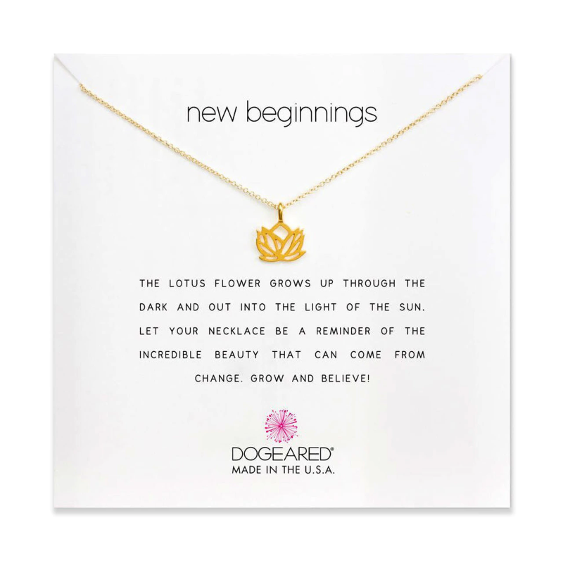 New Beginnings Lotus Necklace