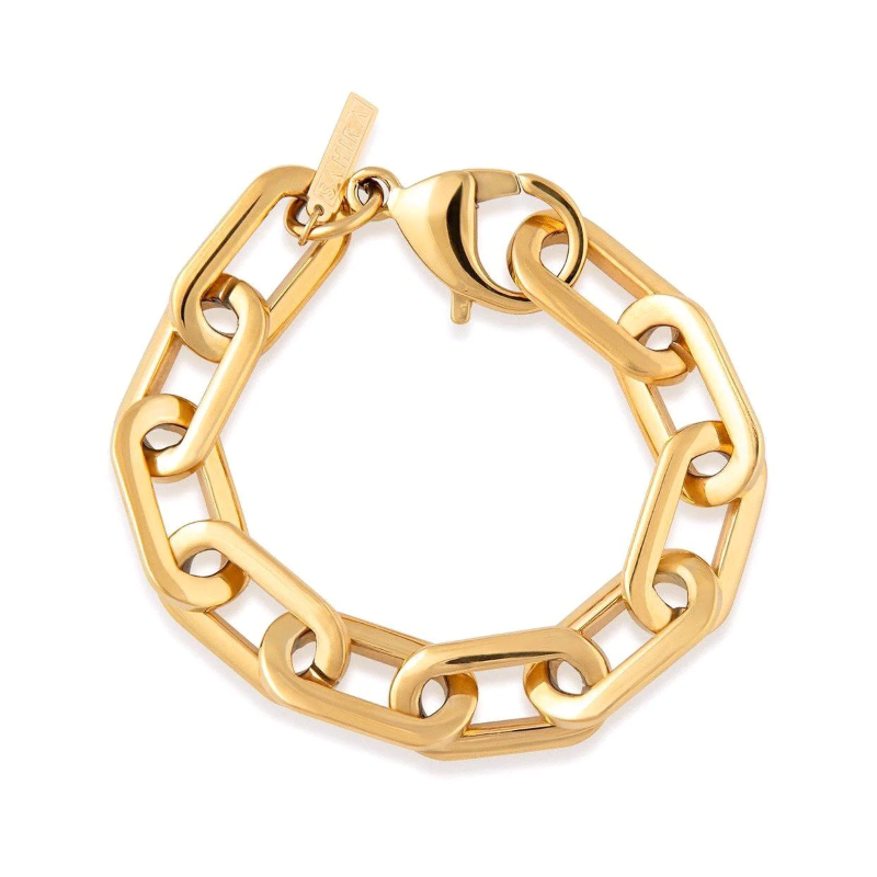 sahira gold jenna link bracelet